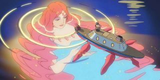 Рыбка Поньо на утёсе Миядзаки